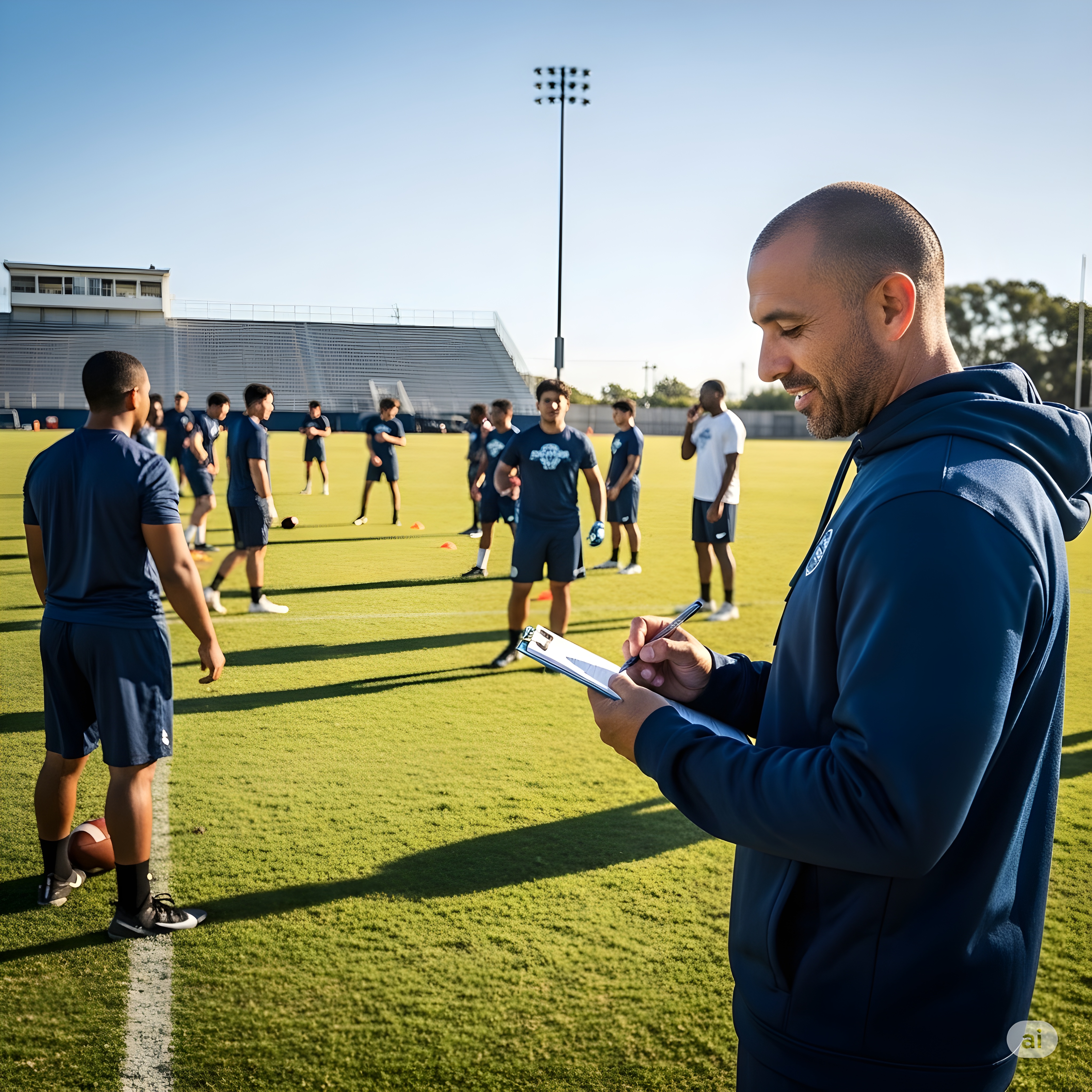 Fitness training outside